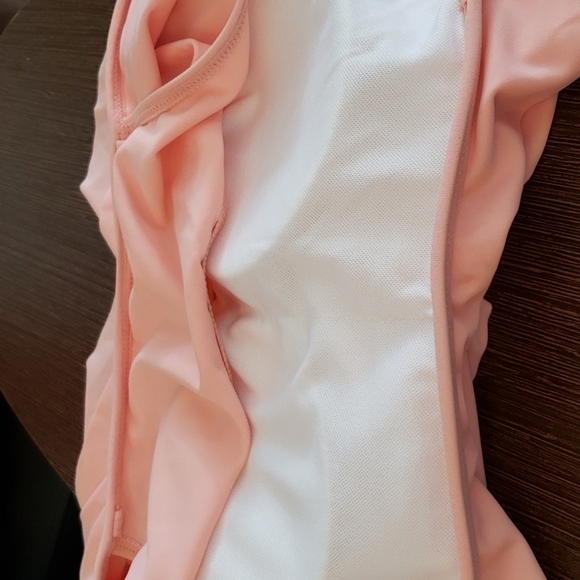 IFFEI Ruffled Off the Shouldet Bikini Top & Strappy Tropical Print Bikini Set M - Picture 9 of 11